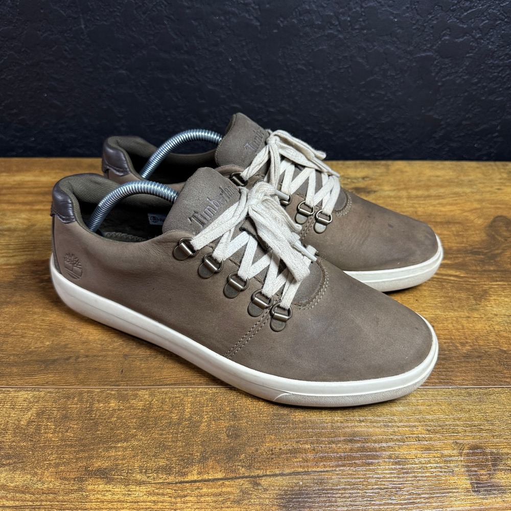 Timberland Ashwood Park Alpine Oxford A23RF Brown Leather Sneakers Mens 9W